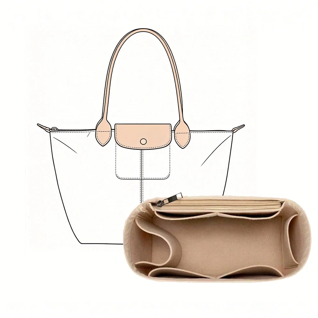 가방 정리용 펠트 파우치, 여성용 화장품 보관용 토트백 - Cosmetic Bags 리뷰 및 가격
