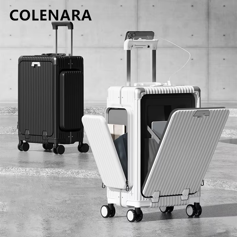 콜레나라 다기능 수트케이스 전면 개방형 탑승용 박스 노 - Front Opening Laptop Luggage 24 Inch 리뷰 및 가격