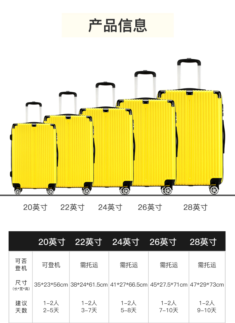 여행용 캐리어 20-26인치 대용량 심플하고 세련된 휴 - Foldable Rolling Luggage Bag 리뷰 및 가격