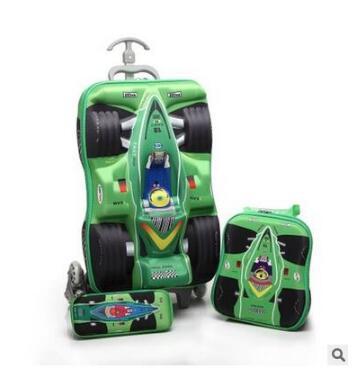 3D 소년용 자동차 트롤리 여행 가방 어린이용 바퀴 달 - Foldable Rolling Luggage Bag 리뷰 및 가격
